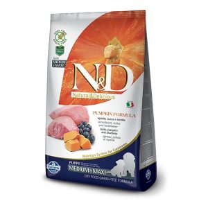 N&D Pumpkin – Jagnjetina Puppy Medium/Maxi