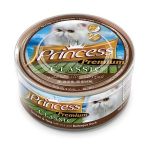 Princess Classic piščanec in tuna z rižem in pečeno raco v želeju