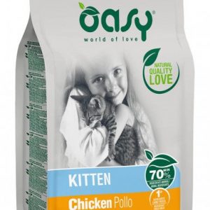 Oasy Kitten piščanec, 1,5kg