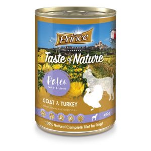 Prince Paleo Koza in Puran z brusnicami in sladkim krompirjem