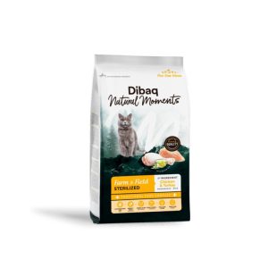 Dibaq Natural Moments 5* Farm & Field Sterilized Piščanec & Puran